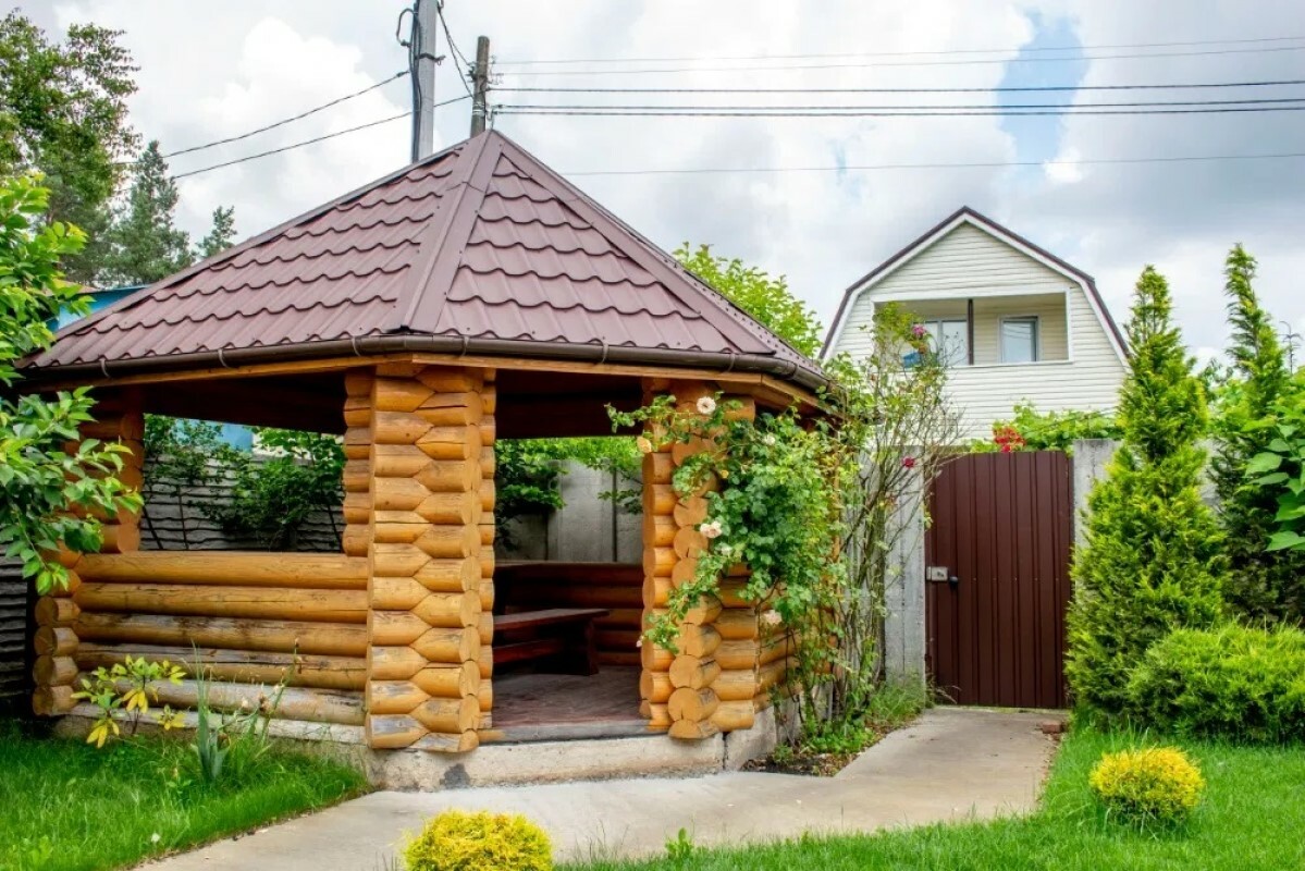 Строительство беседки